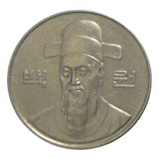 Монета 100 вон 1996 года Южная Корея (реверс)