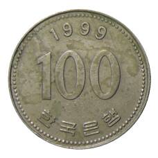 Монета 100 вон 1999 года Южная Корея (аверс)