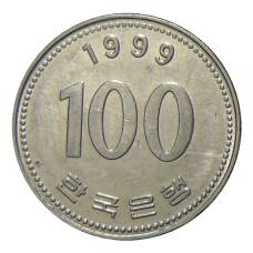 Монета 100 вон 1999 года Южная Корея (аверс)