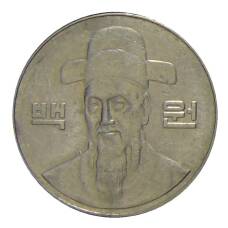 Монета 100 вон 2000 года Южная Корея (реверс)