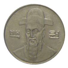 Монета 100 вон 2001 года Южная Корея (реверс)