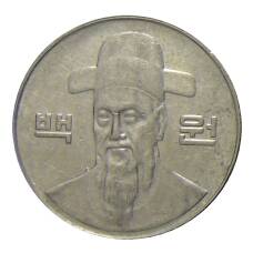 Монета 100 вон 2001 года Южная Корея (реверс)