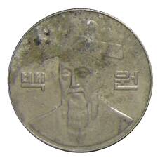 Монета 100 вон 2002 года Южная Корея (реверс)