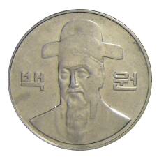 Монета 100 вон 2004 года Южная Корея (реверс)