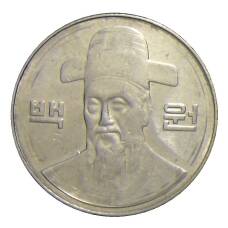 Монета 100 вон 2004 года Южная Корея (реверс)