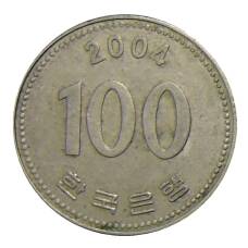 Монета 100 вон 2004 года Южная Корея (аверс)