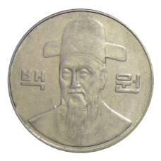 Монета 100 вон 2004 года Южная Корея (реверс)
