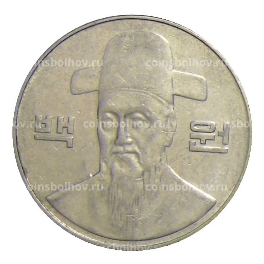 Монета 100 вон 2004 года Южная Корея (вид 2)