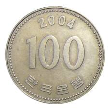 Монета 100 вон 2004 года Южная Корея (аверс)