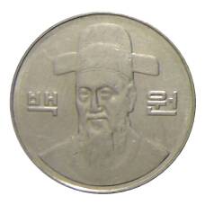 Монета 100 вон 2005 года Южная Корея (реверс)
