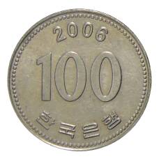 Монета 100 вон 2006 года Южная Корея (аверс)
