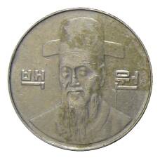 Монета 100 вон 2006 года Южная Корея (реверс)