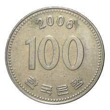 Монета 100 вон 2006 года Южная Корея (аверс)