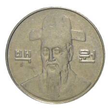 Монета 100 вон 2006 года Южная Корея (реверс)