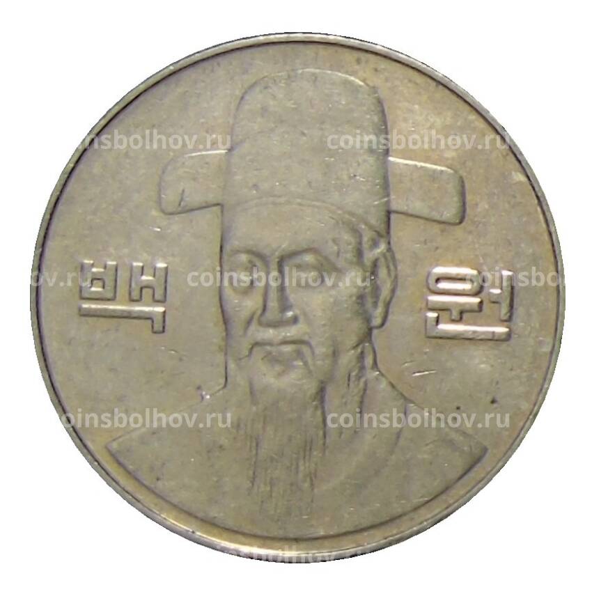 Монета 100 вон 2006 года Южная Корея (вид 2)