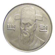 Монета 100 вон 2008 года Южная Корея (реверс)