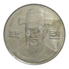 Монета 100 вон 2008 года Южная Корея (реверс)