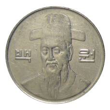 Монета 100 вон 2008 года Южная Корея (реверс)