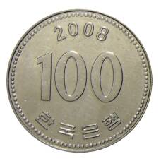 Монета 100 вон 2008 года Южная Корея (аверс)