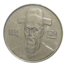 Монета 100 вон 2009 года Южная Корея (реверс)