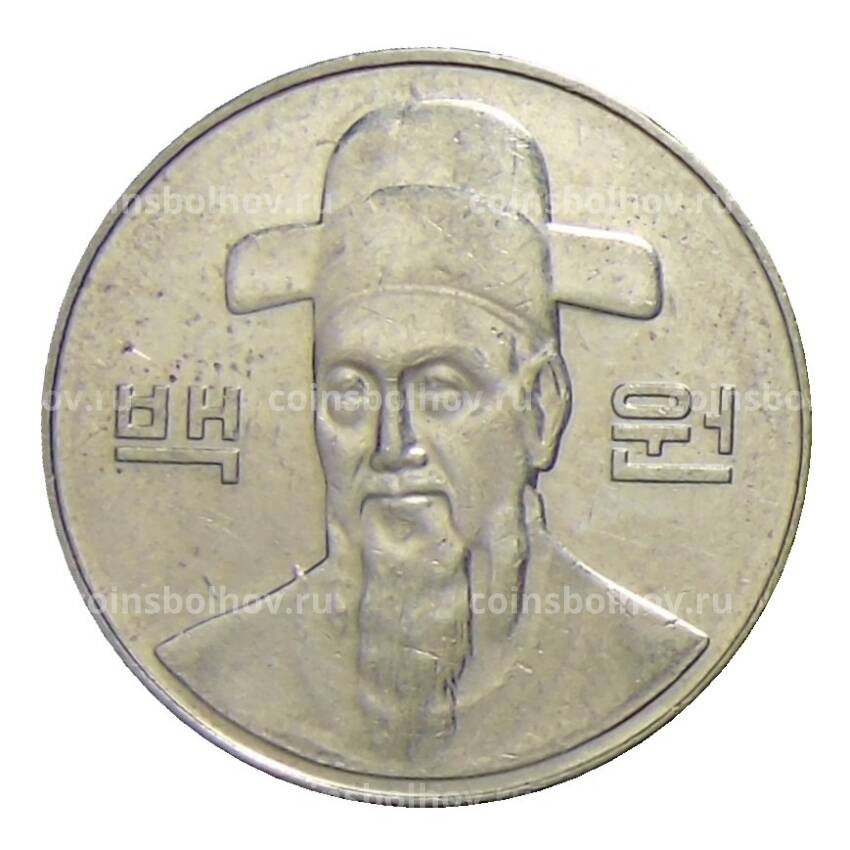 Монета 100 вон 2010 года Южная Корея (вид 2)