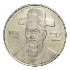 Монета 100 вон 2011 года Южная Корея (реверс)