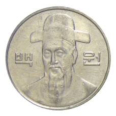 Монета 100 вон 2011 года Южная Корея (реверс)