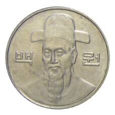 Монета 100 вон 2011 года Южная Корея (реверс)