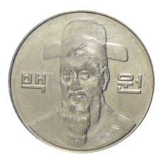 Монета 100 вон 2014 года Южная Корея (реверс)