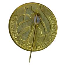 Значок Дни революционной молодежи 1977 (Венгрия) (реверс)