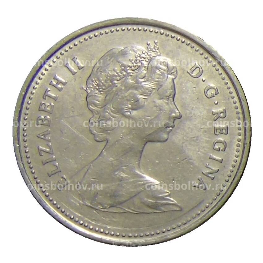 Монета 25 центов 1984 года Канада (вид 2)