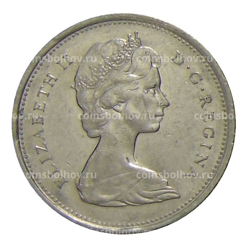 Монета 25 центов 1975 года Канада (вид 2)