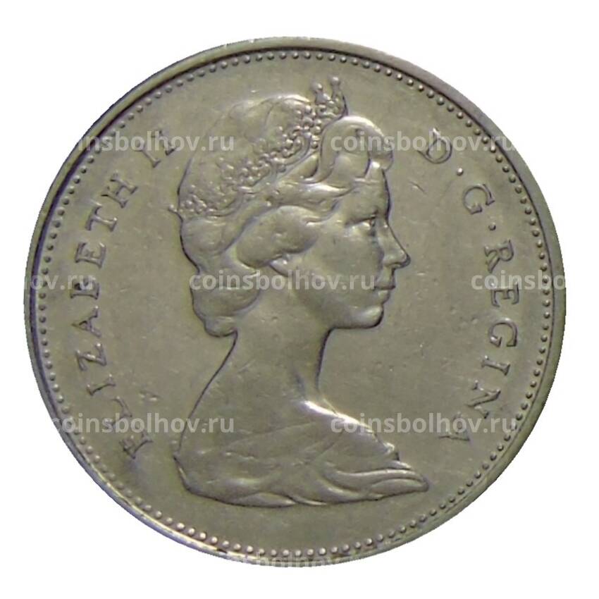 Монета 25 центов 1969 года Канада (вид 2)