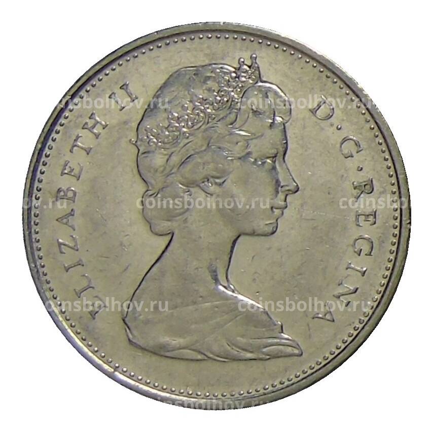 Монета 25 центов 1977 года Канада (вид 2)