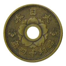 Монета 10 сен 1939 года Япония (реверс)