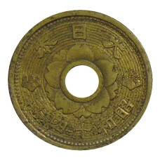 Монета 10 сен 1939 года Япония (реверс)