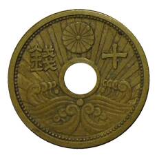 Монета 10 сен 1940 года Япония (аверс)