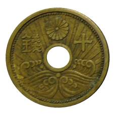 Монета 10 сен 1940 года Япония (аверс)