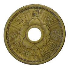 Монета 10 сен 1940 года Япония (реверс)