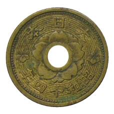 Монета 10 сен 1939 года Япония (реверс)