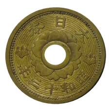 Монета 10 сен 1938 года Япония (реверс)