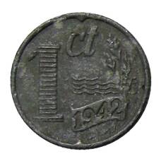Монета 1 цент 1942 года Нидерланды (аверс)