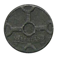 Монета 1 цент 1943 года Нидерланды (реверс)