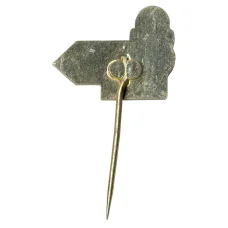 Значок Туризм «100 весенних километров 1966» (Чехословакия) (реверс)