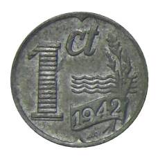 Монета 1 цент 1942 года Нидерланды (аверс)