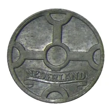 Монета 1 цент 1942 года Нидерланды (реверс)