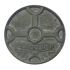 Монета 1 цент 1942 года Нидерланды (реверс)
