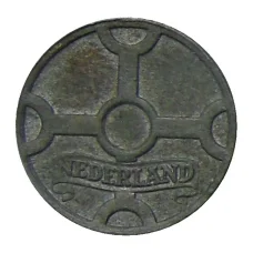 Монета 1 цент 1942 года Нидерланды (реверс)