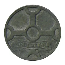 Монета 1 цент 1942 года Нидерланды (реверс)