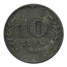 Монета 10 центов 1942 года Нидерланды (аверс)